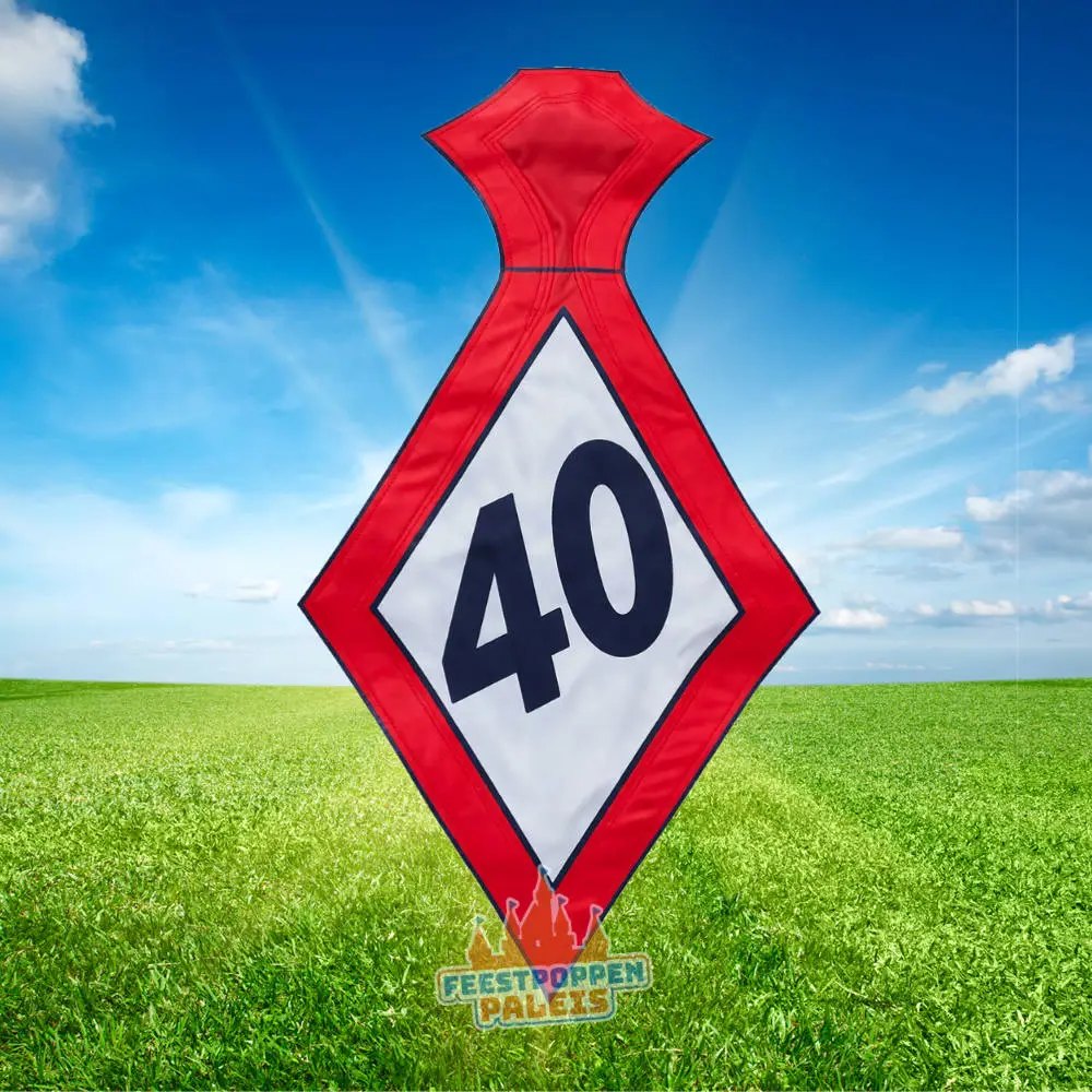 Feestende Man - stropdas 40