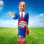 Super Man - feestpop jarige kantoorpik - alle leeftijden - 3,5 meter