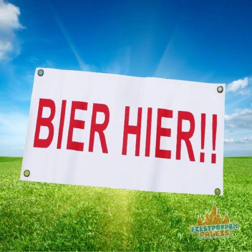 Banner BIER HIER