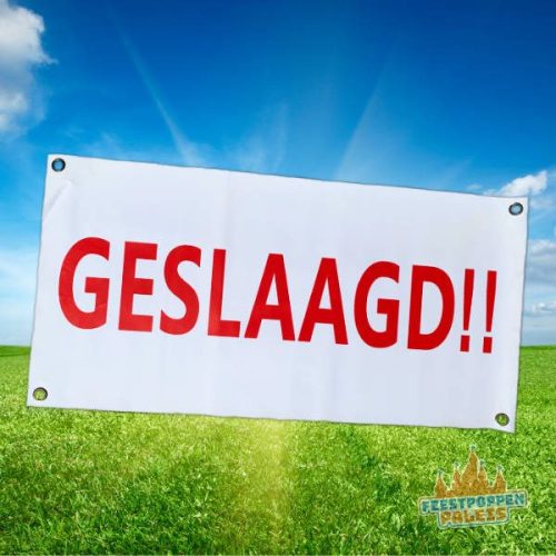 Banner GESLAAGD